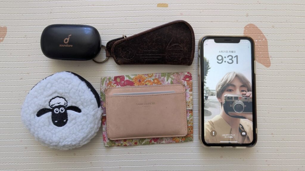 エルベシャプリエショルダーXSに入れたい普段の手荷物たち