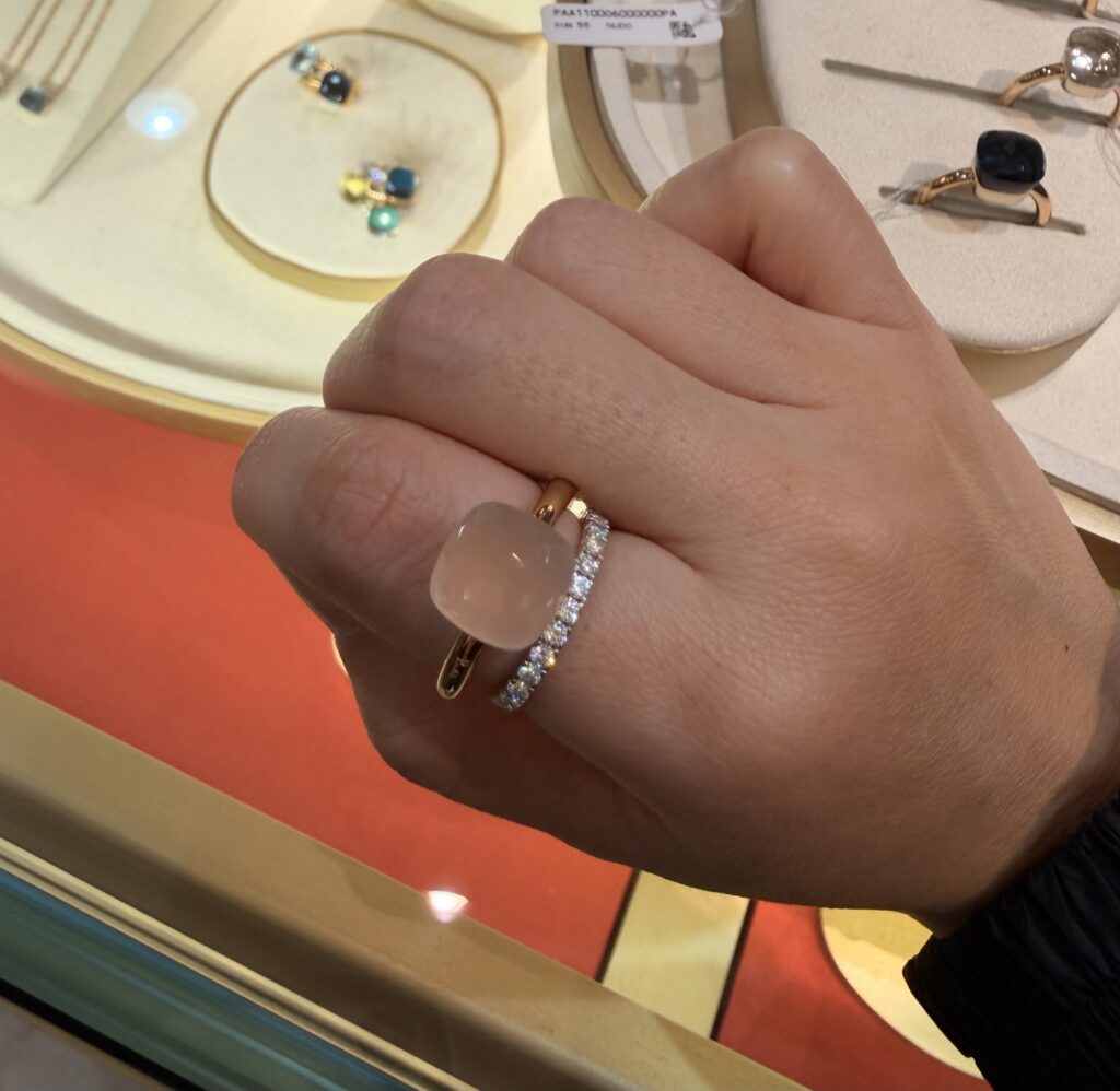 ポメラート ヌード ローズクオーツ 試着